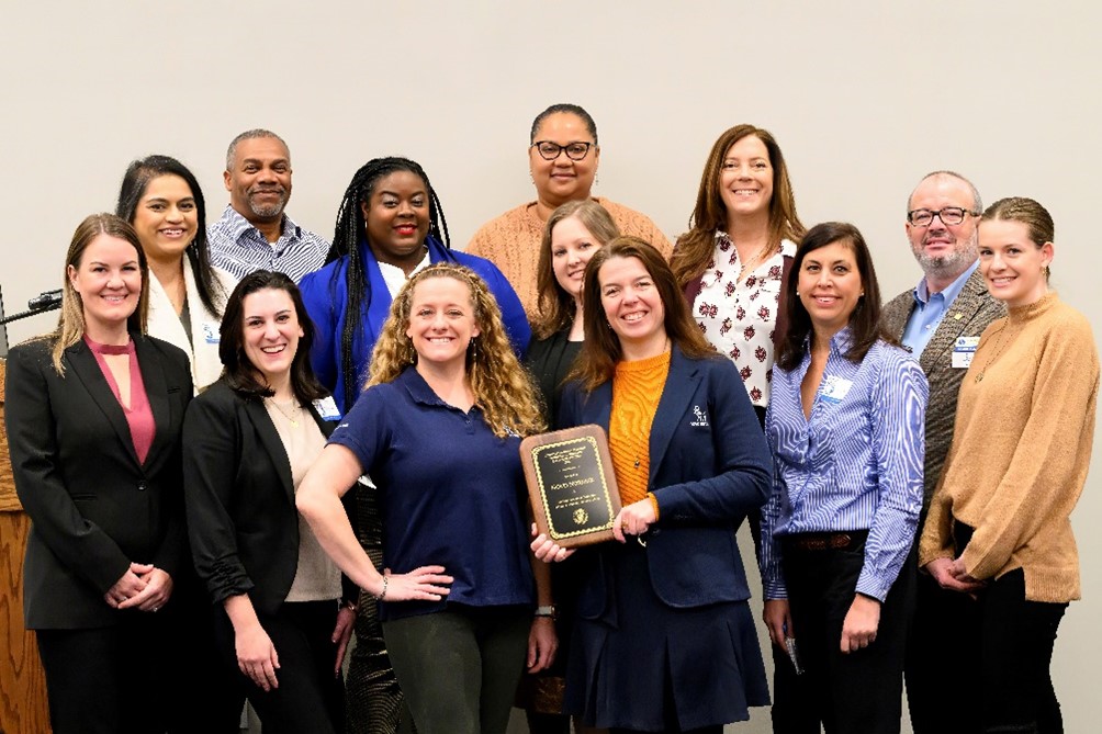 Novo Nordisk presents award to JCCC as  Industry Partner of the Year