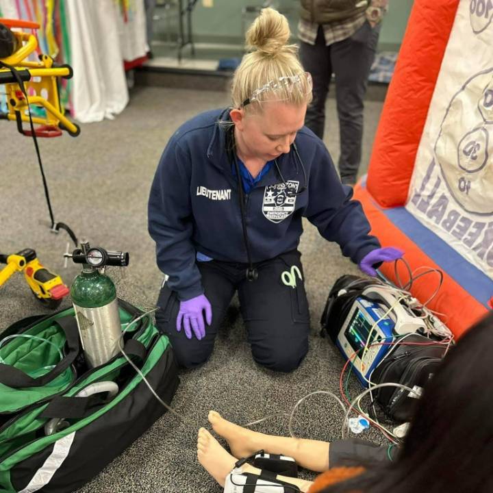 EMS Sim Wars competitor