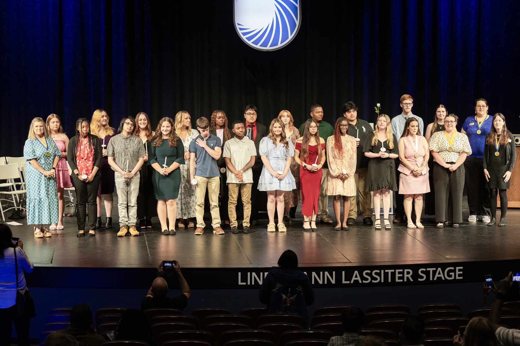 23 students participated in the PTK induction ceremony