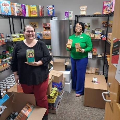 Photo of JCC Staff in the Food Bank
