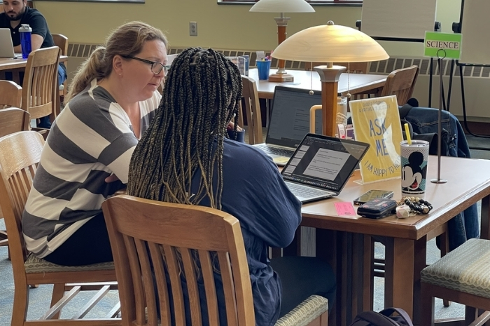 Tutor and student in a Tutoring Session